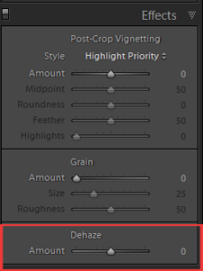 The new Dehaze slider will remove atomospheric haze and fog from your images