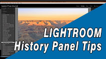 Understanding Lightroom's History Panel
